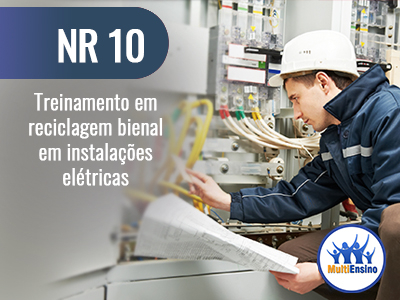 NR 10 - Treinamento em reciclagem bienal em instalações elétricas -Veja Detalhes