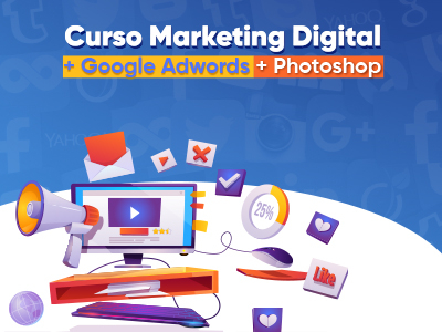 Marketing Digital + Photoshop + Google Adwords - Veja detalhes